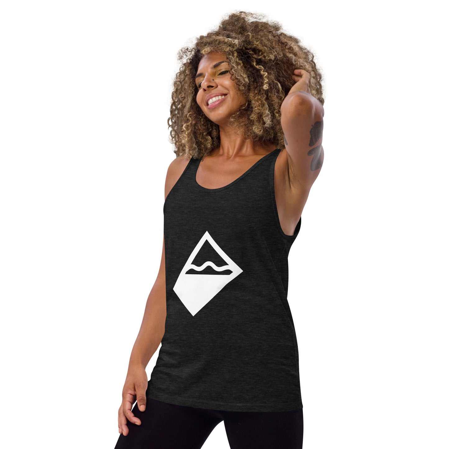 Unisex Tank Top - White Beer Logo
