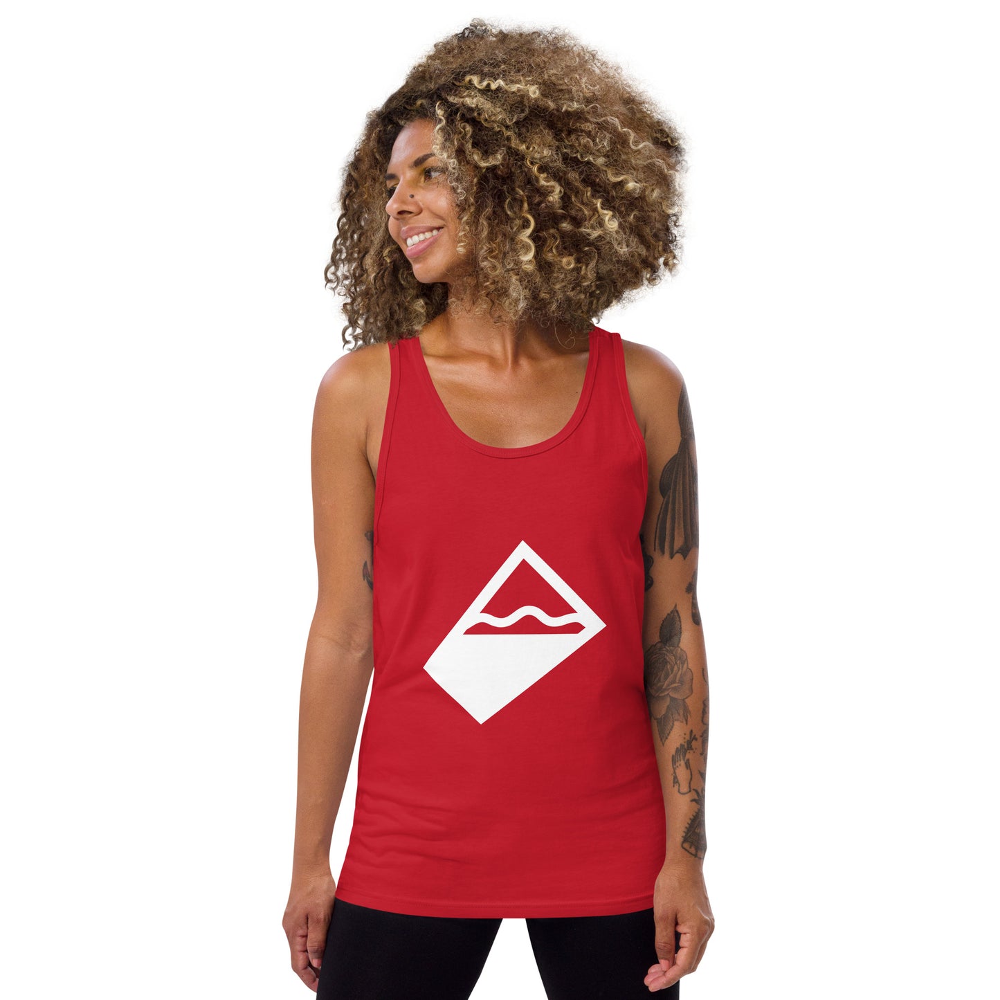Unisex Tank Top - White Beer Logo