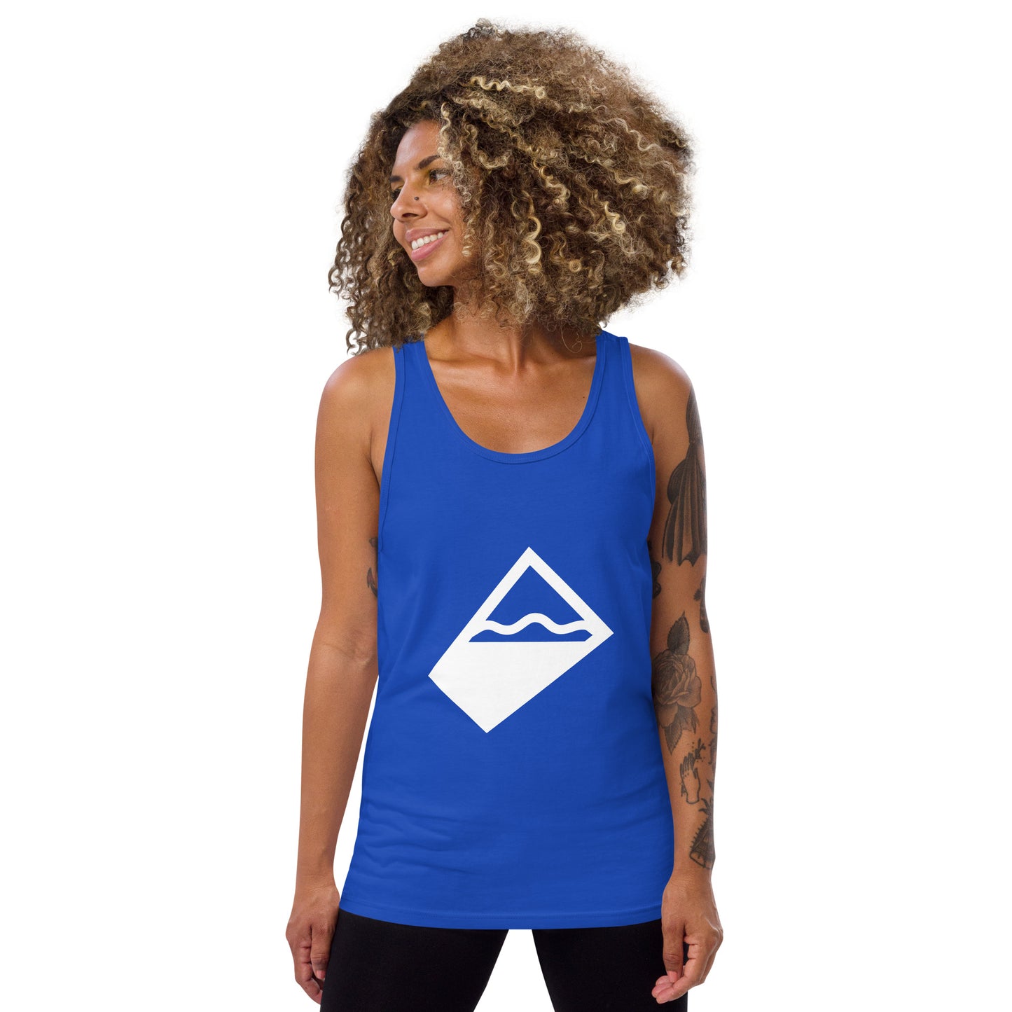 Unisex Tank Top - White Beer Logo