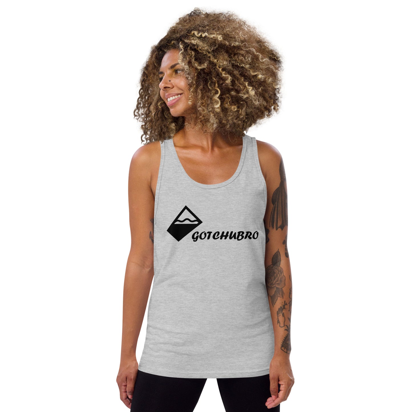 Unisex Tank Top - Horizontal Black Logo