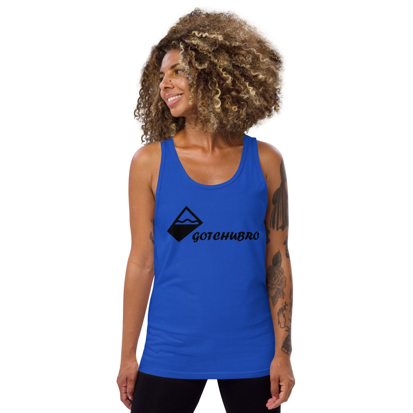 Unisex Tank Top - Horizontal Black Logo