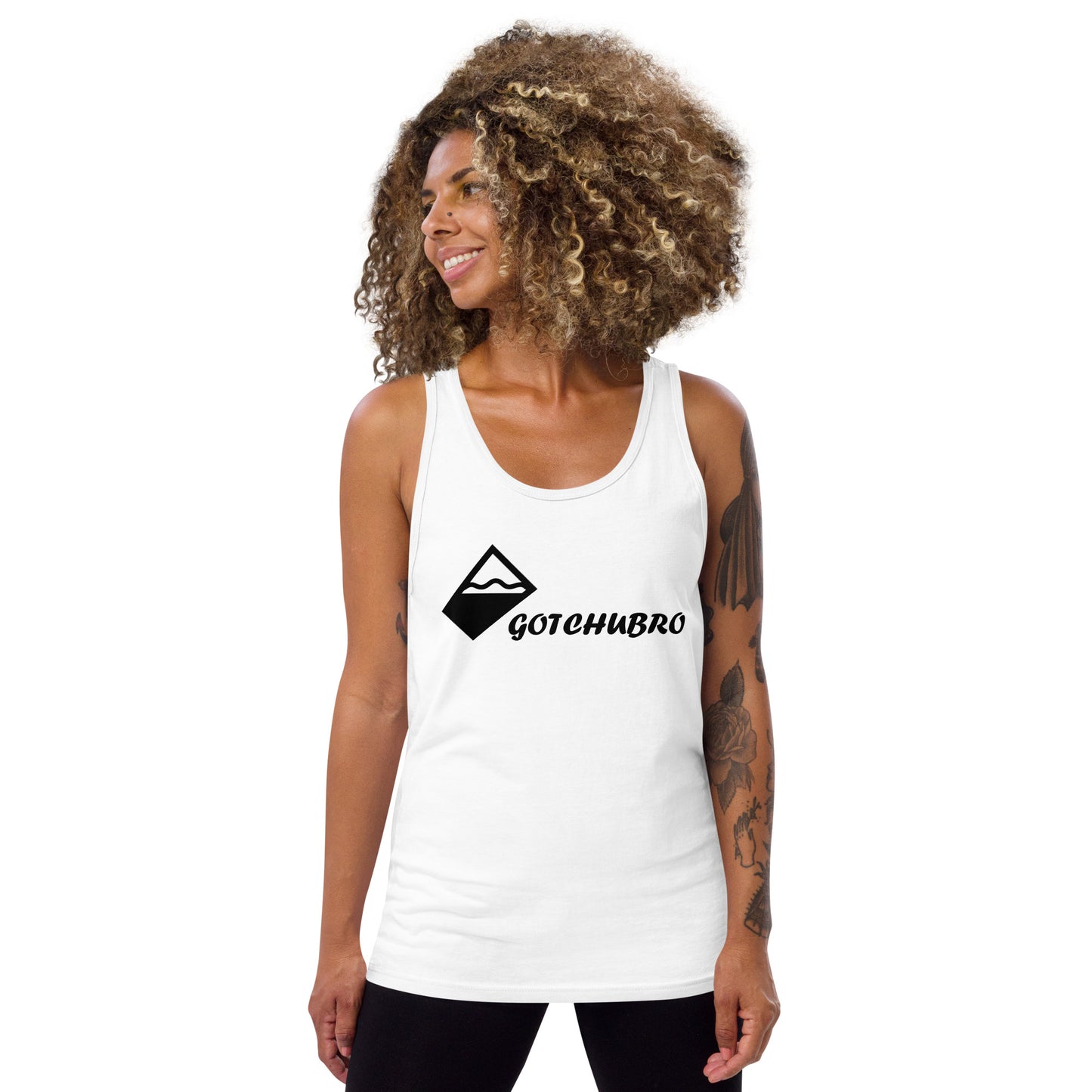 Unisex Tank Top - Horizontal Black Logo